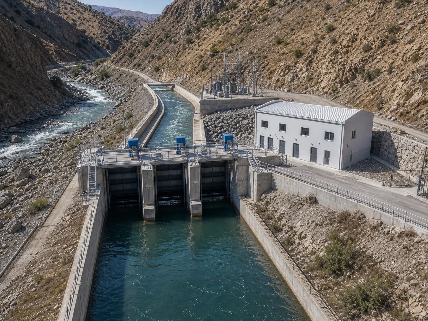 Zilan Regulator and Hydropower Plant gallery image 1