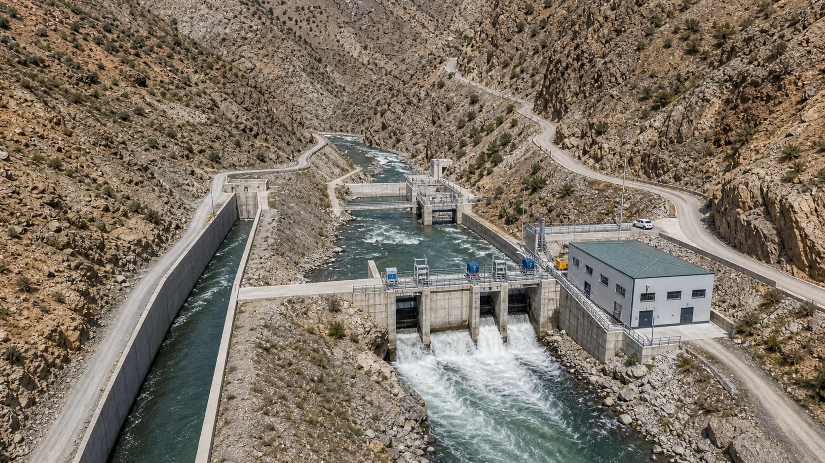 Bagisli Regulator and Hydropower Plant